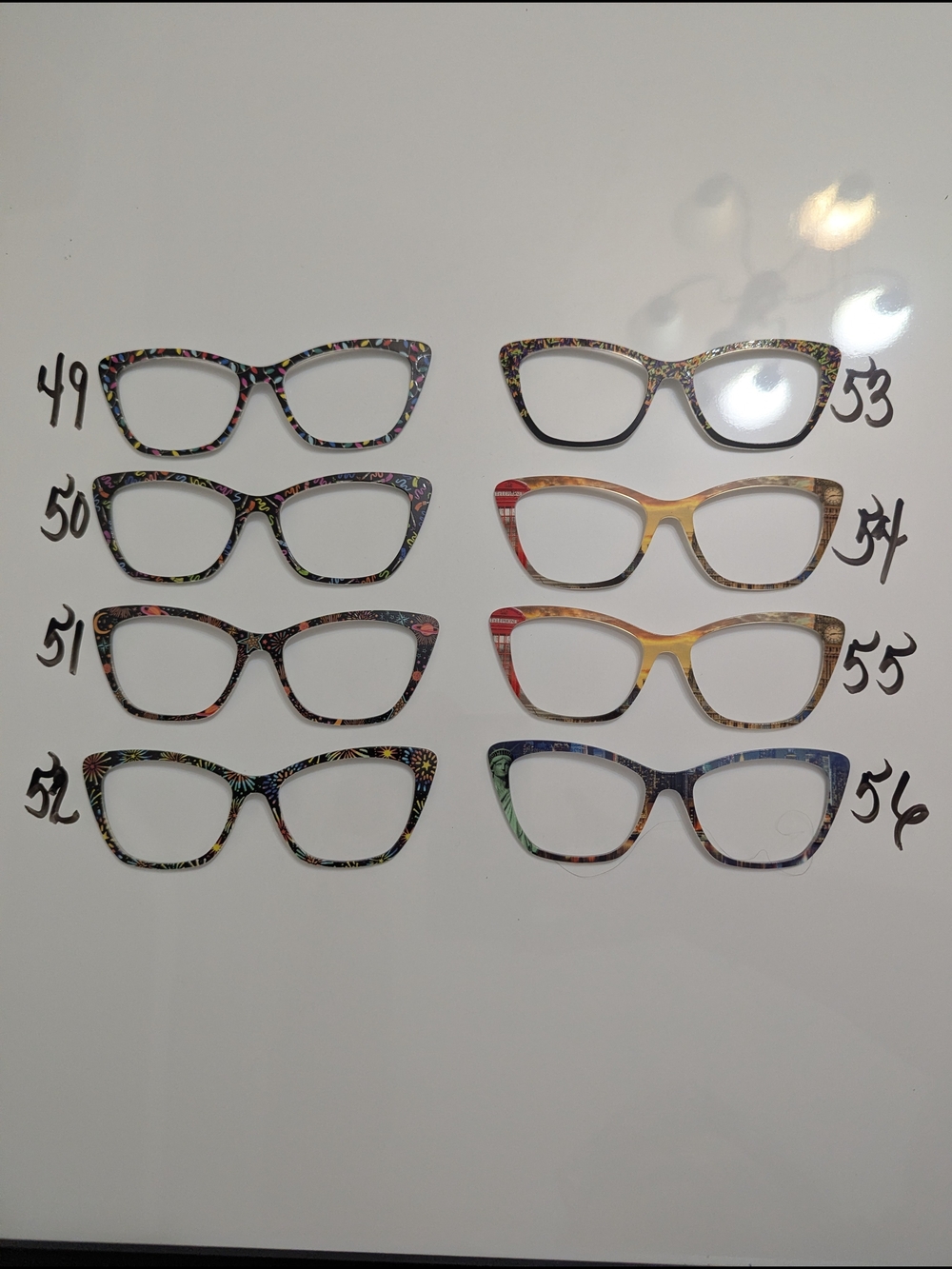 Colorful Patterned Wanda Toppers For Pair Eyewear - Assorted Prints